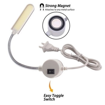Lampka maszynowa LED COB 6 W z magnesem AC/DC 85V-2650V [22050000522]